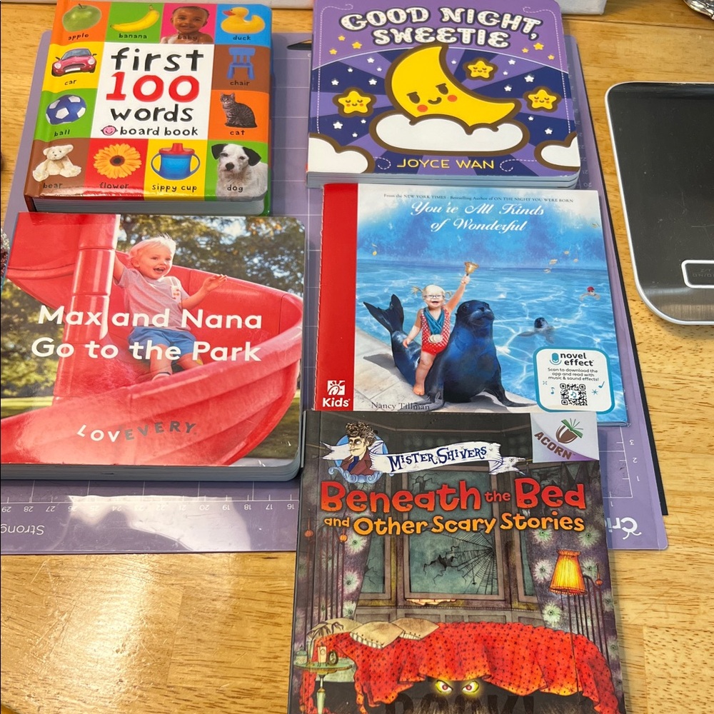 5 x Children's Book Collection with Colorful Covers